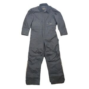 Walls Men's Size Large Insulated Heavy Duty Coverall Canvas Winter Wear Workwear